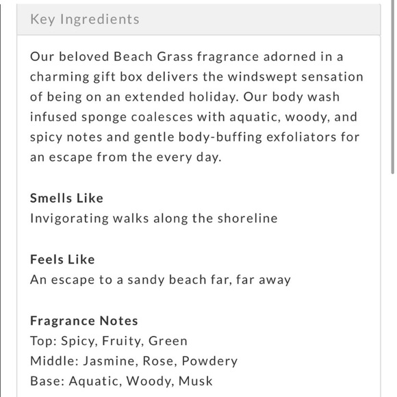 🌴BEACH GRASS Spongelle Body Wash Infused Buffer - Picture 2 of 2